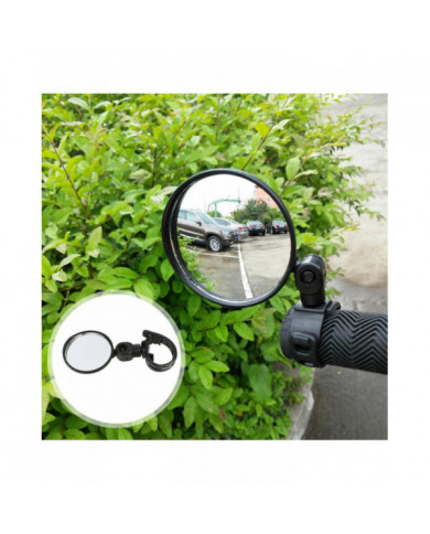 2Pcs Motorcycle Mirrors Rotatable Rearview Mirrors Adjustable Bike Rearview Mirrors