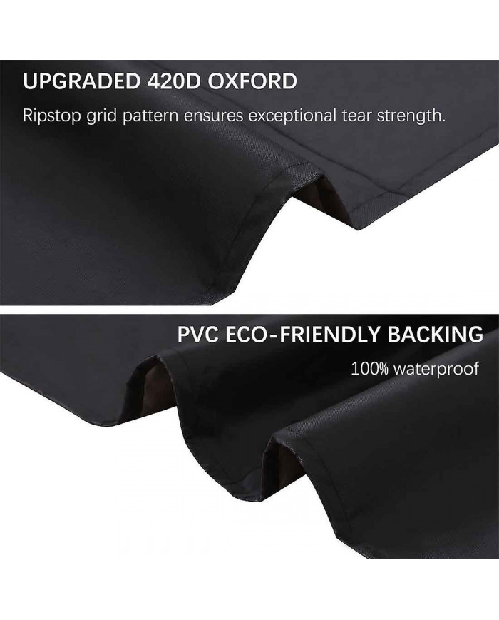 Mise à niveau Heavy Duty 420d Oxford Round Garden Rattan Furniture Cover Waterproof Indoor Outdoor Circular Table [...]