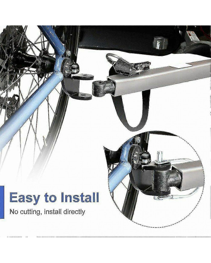 2 pièces d’accouplement pour qeridoo remorque de vélo attelage de remorque d’attelage de pièce d’accouplement