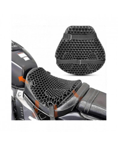 Coussin de siège de moto Gel Absorption des chocs 3d Honeycomb Mesh Respirant Tapis de siège de moto Séchage [...]