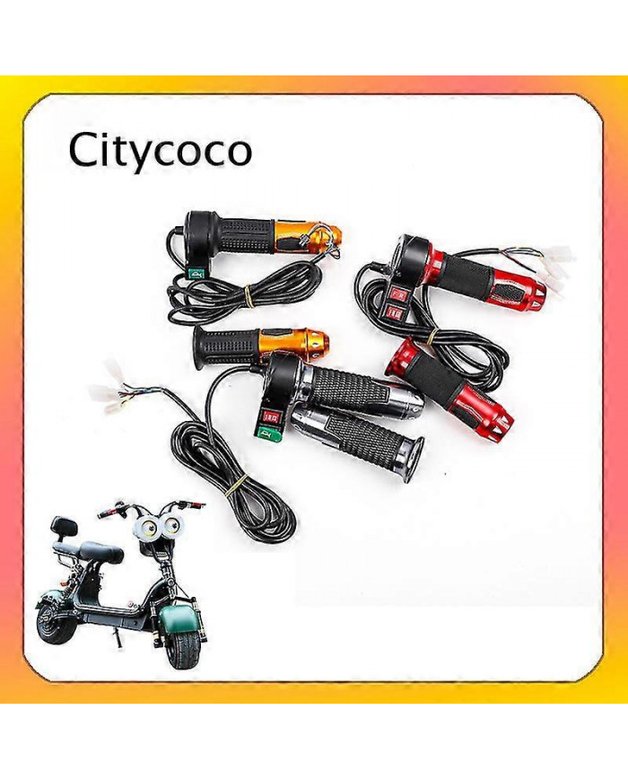 Pour les accessoires de scooter électrique Citycoco 12v-72v universel trois vitesses guidon klaxon poignée poignée [...]