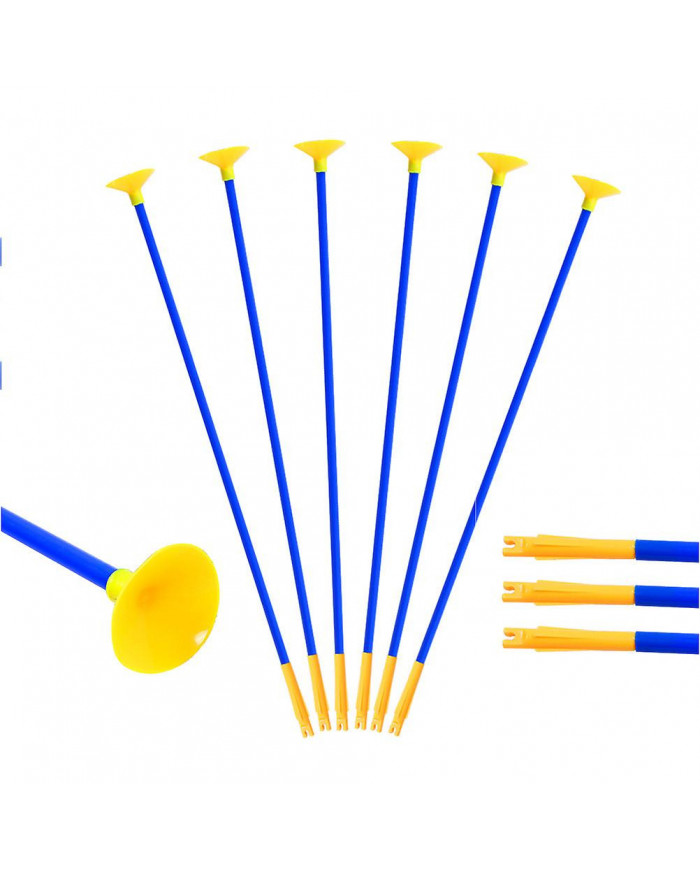 8 Pcs Garçons Sports Jouets Flèches d’arc en plastique Flèches de remplacement d’arc Accessoires d’arc Flèches en [...]