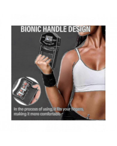 Caraele Grip Strength Tester, 396lbs / 180kg Digital Hand Dynamometer Grip Strength Meter Usb Lcd Screen Hand