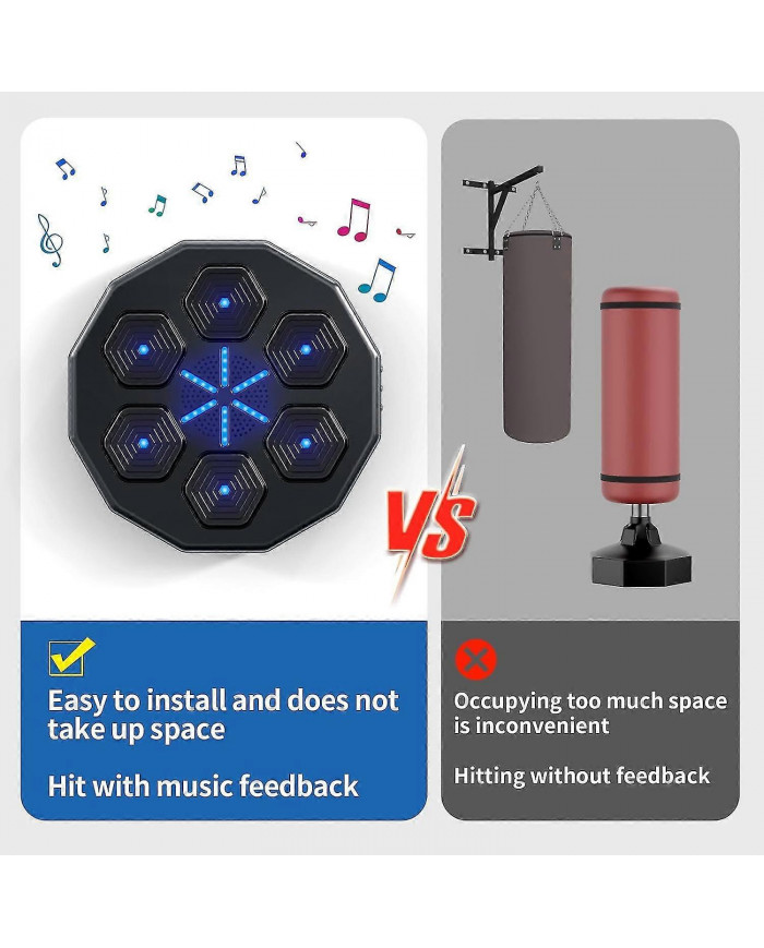 Machine De Boxe Musicale Support Mural À La Maison Électronique Smart Focus Agilité Formation Numérique Boxe [...]