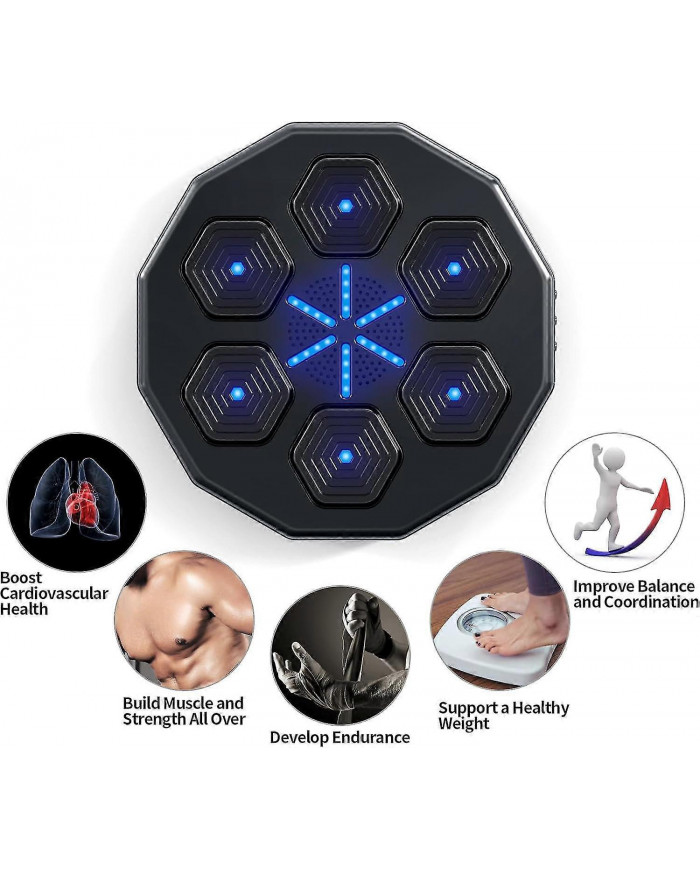 Machine De Boxe Musicale Support Mural À La Maison Électronique Smart Focus Agilité Formation Numérique Boxe [...]