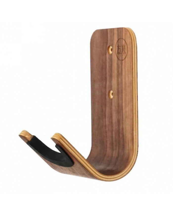 Guitare Skateboard Wall Hanger Unique Design Bent Wood Guitar Hanger Wall Mount Guitar Holder Acoust (xiatian)