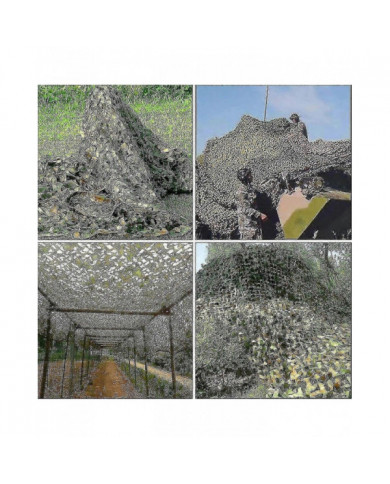 Noël3x5m 3x8m 3x10m 4x5m Filet Camouflage Renforcé Piscine Pavillon de Plage Jardin Parasol Camouflage Toile Net 7 [...]