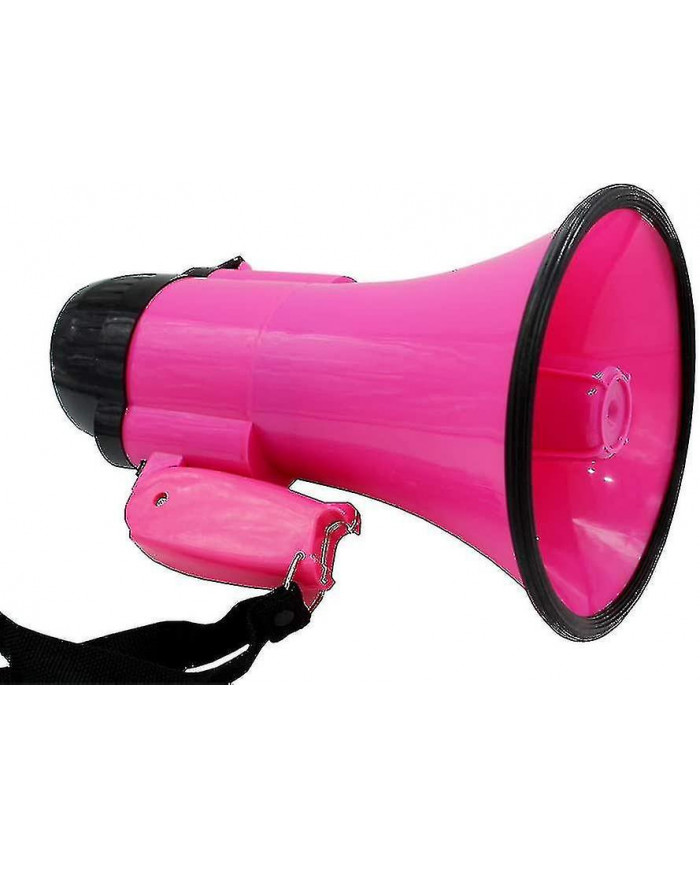 Mégaphone portable Bullhorn (30 watts) - Musique intégrée, volume réglable et sangle confortable