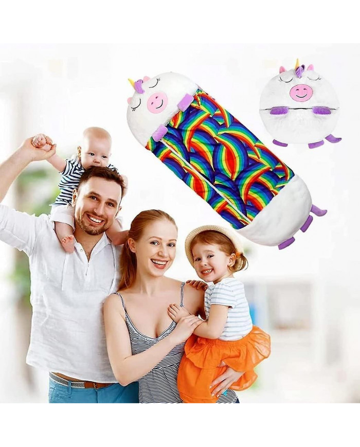 Kids Sleeping Bag With Pillow, Children'S 2 In 1 Pillow Sleeping Bag, Foldable Cartoon Animal Sleeping Bag, For [...]