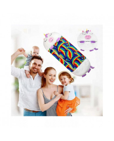 Kids Sleeping Bag With Pillow, Children'S 2 In 1 Pillow Sleeping Bag, Foldable Cartoon Animal Sleeping Bag, For [...]