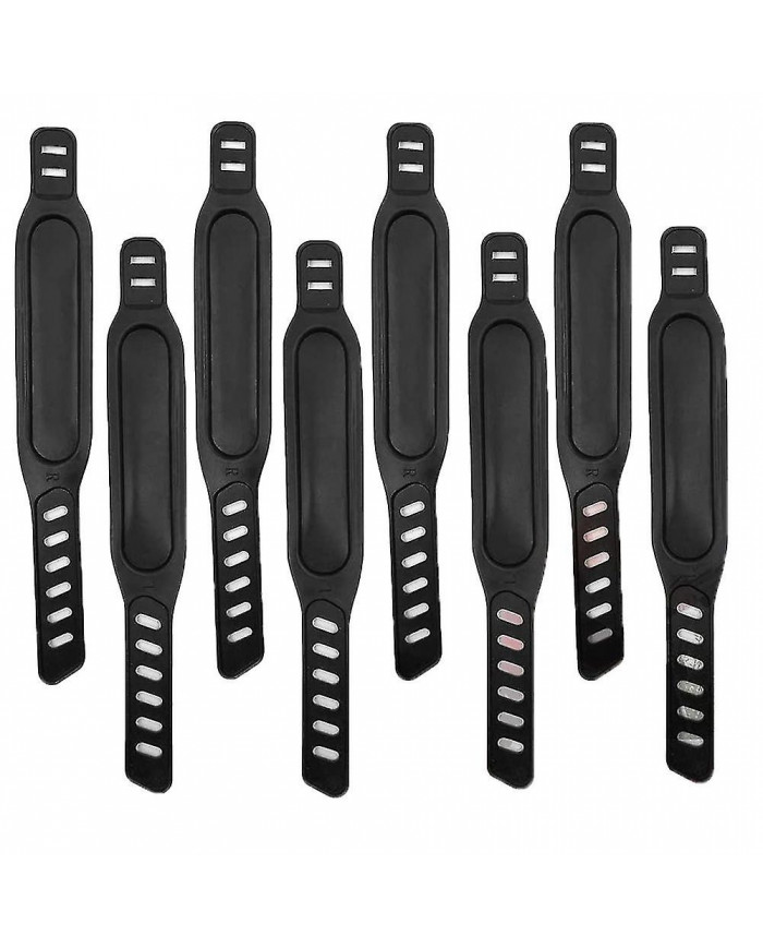 8pcs Exercise Bike Pédales Sangles, Sangles de Pédale Réglables Pédale Pied Spinning Exercice Vélo Accueil Ou