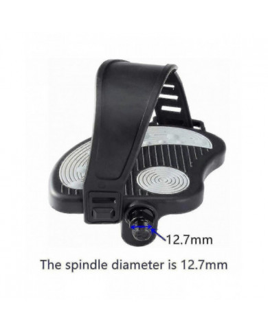 Pédales de vélo d’exercice avec sangles pour vélo de spin et vélo d’exercice stationnaire intérieur, 1/2 pouce