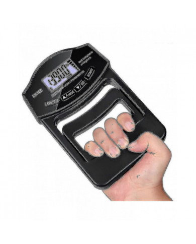 Testeur de force de préhension, 396lbs / 180kg Digital Hand Dynamometer Grip Strength Meter Usb Lcd Screen Hand