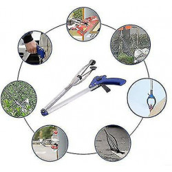 Pince à pince pliante télescopique, pince en aluminium pour ramassage des ordures Pince à pince pliante télescopique, pince en aluminium pour ramassage des ordures