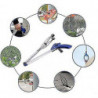 Pince à pince pliante télescopique, pince en aluminium pour ramassage des ordures