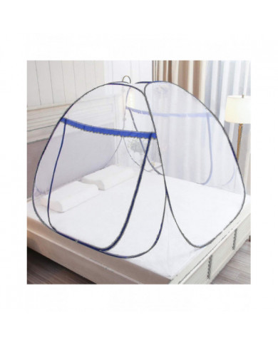 Moustiquaire pop-up pour lit double, grande tente portable voyage double porte zipper moustiquaire, installation [...]