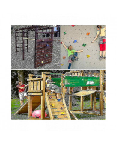 20 pièces Stones Climbing Grips Tient Des prises d’escalade texturées