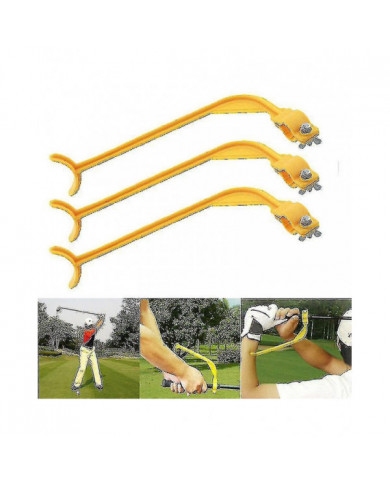 3pcs Golf Swing Trainer Practice Guide Golf Gesture Correct Wrist Training Aids