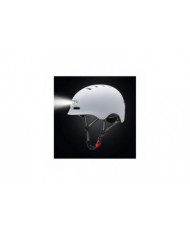 Casque de vélo de Noël Casque de moto avec lumière d’avertissement éclairée pour enfants adultes