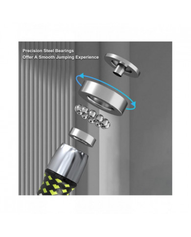 SDIGV HEREROPE Corde à sauter lestée de 1/4 lb pour la vitesse, le cardio, la boxe et l’entraînement, corde à [...]