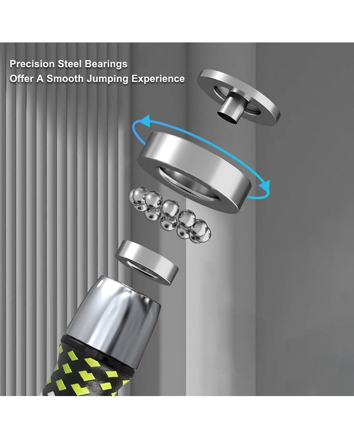 SDIGV HEREROPE Corde à sauter lestée de 1/4 lb pour la vitesse, le cardio, la boxe et l’entraînement, corde à [...]