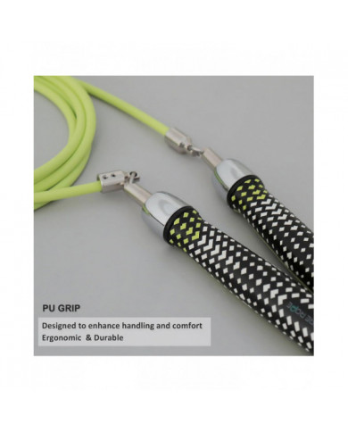 SDIGV HEREROPE Corde à sauter lestée de 1/4 lb pour la vitesse, le cardio, la boxe et l’entraînement, corde à [...]