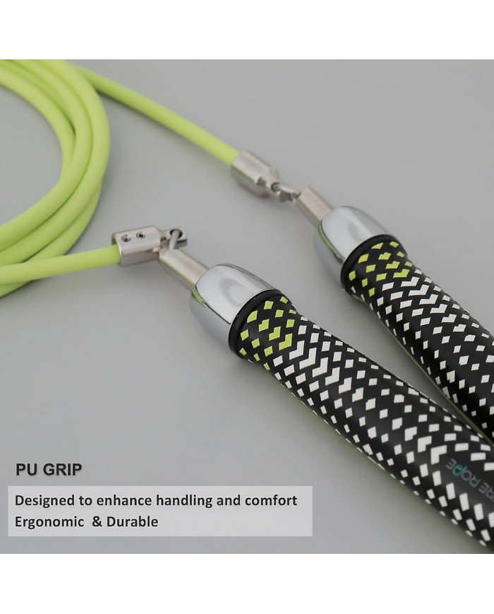 SDIGV HEREROPE Corde à sauter lestée de 1/4 lb pour la vitesse, le cardio, la boxe et l’entraînement, corde à [...]