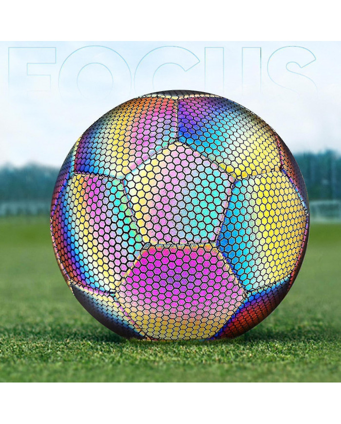 Balle de football brillante dans le noir taille 4 et 5, balle lumineuse pour les jeux de nuit et l’entraînement