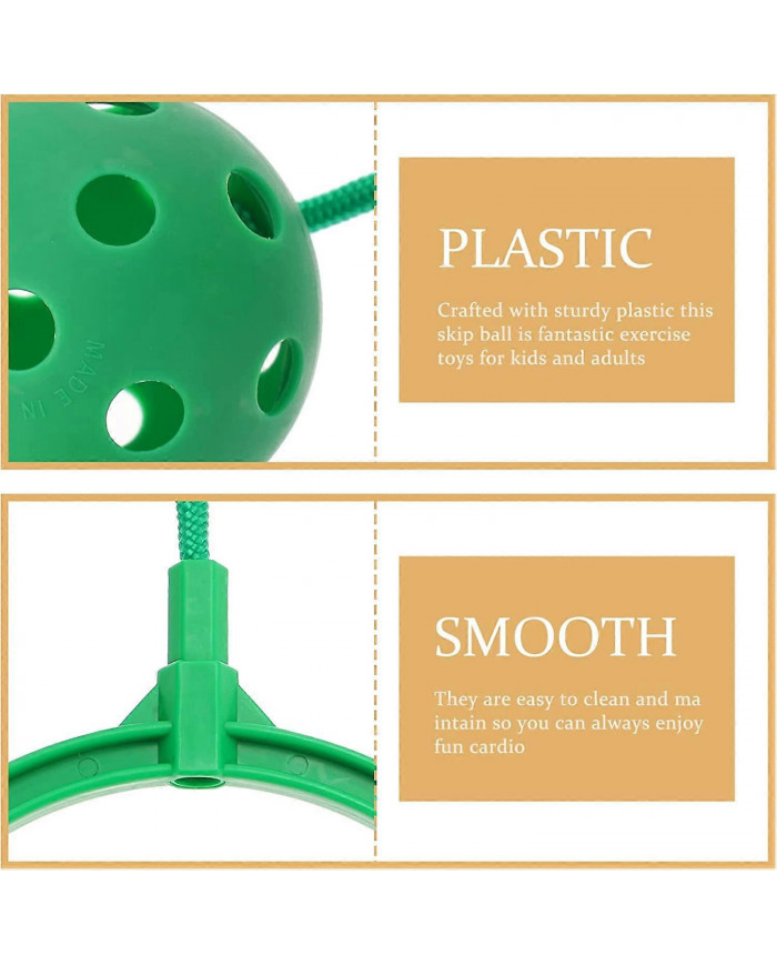 Enfants Jumping Ball Cheville Skip Ball Rocking Ball Sports Toys Fitness Game Home Outdoorpurple