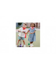 Enfants Jumping Ball Cheville Skip Ball Rocking Ball Sports Toys Fitness Game Home Outdoorpurple