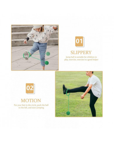 Enfants Jumping Ball Cheville Skip Ball Rocking Ball Sports Toys Fitness Game Home Outdoorpurple