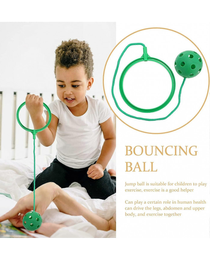 Enfants Jumping Ball Cheville Skip Ball Rocking Ball Sports Toys Fitness Game Home Outdoorpurple