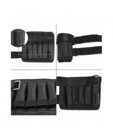 2 paquets 5/10kg réglable poignet pondéré Oxford Ankle Exercice pondéré