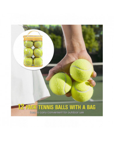12 packs d’appariement de pression et d’entraînement de balles de tennis