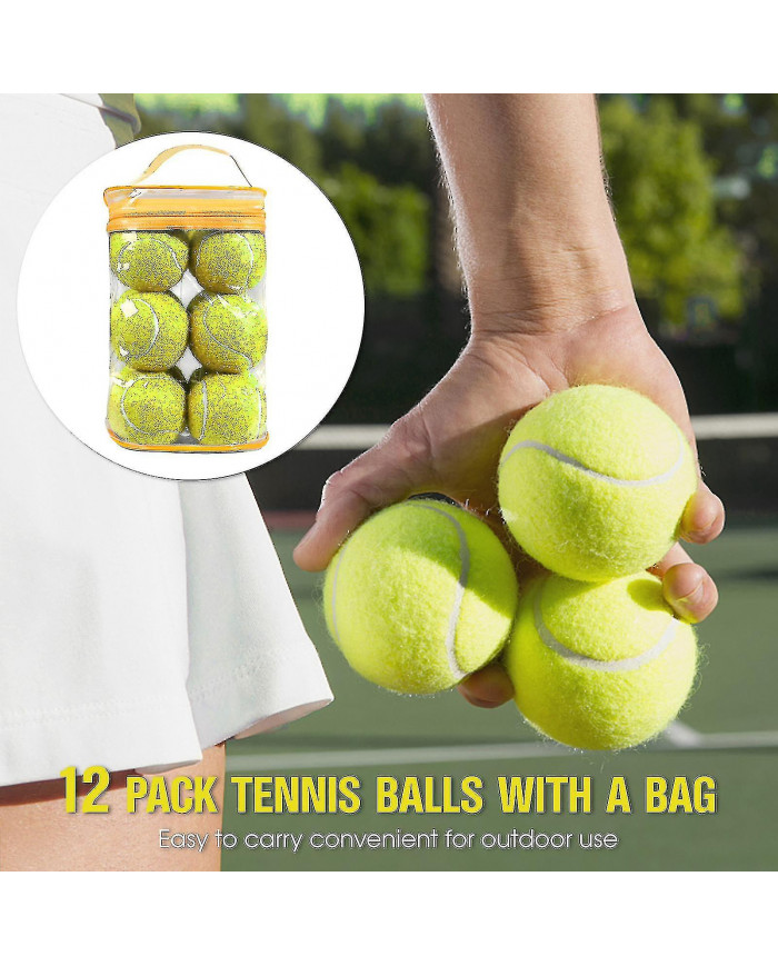 12 packs d’appariement de pression et d’entraînement de balles de tennis