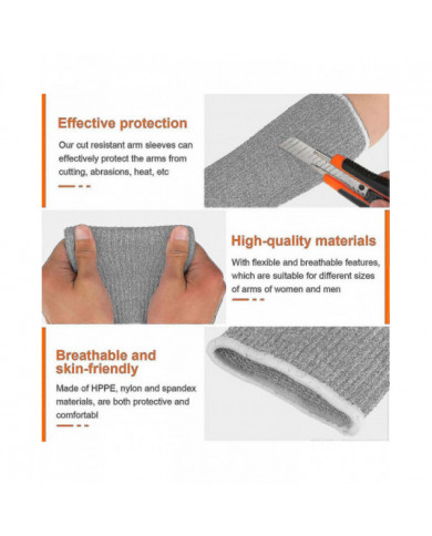 4 Pairs Of Arm Guards For Thin Skin And Bruising Cut And Burn Heat Resistant Arm Guards Protective Forearm Sleeves [...]