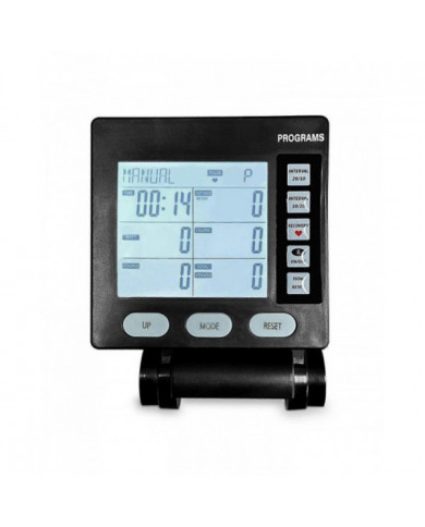 Résistance au vent Rameur Machine à skier Compteur avec rétro-éclairage électronique Nouveau