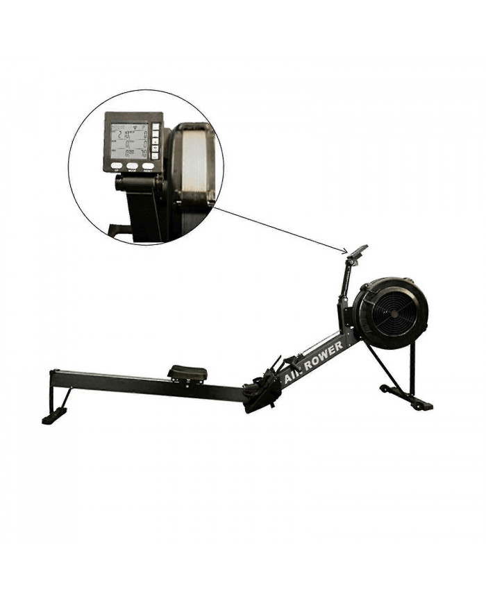 Résistance au vent Rameur Machine à skier Compteur avec rétro-éclairage électronique Nouveau