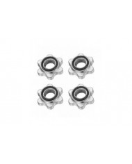 Ensemble de 4 Spinlock Dmbbell, Colliers Spinlock Standard Antidérapants de 25 mm, Bouchons À Vis pour Barres [...]