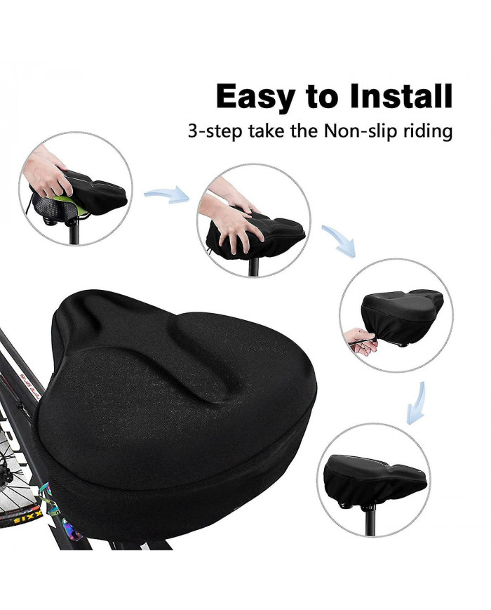 Coussin de vélo - Housse de vélo pour vélo et vélo d’exercice, pour, cruiser, sièges de vélo stationnaires