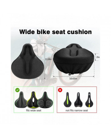 Coussin de vélo - Housse de vélo pour vélo et vélo d’exercice, pour, cruiser, sièges de vélo stationnaires