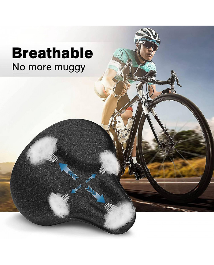 Coussin de vélo - Housse de vélo pour vélo et vélo d’exercice, pour, cruiser, sièges de vélo stationnaires