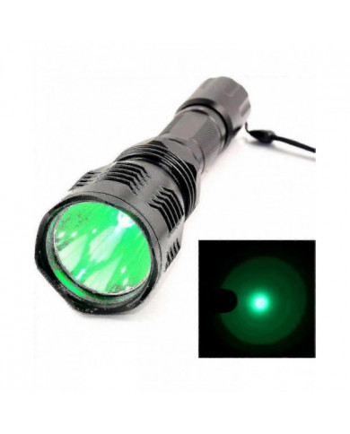 Lampe de poche Lumière verte Super puissant 2000 Lumens Torche tactique Télécommande Rechargeable Étanche Torche [...]