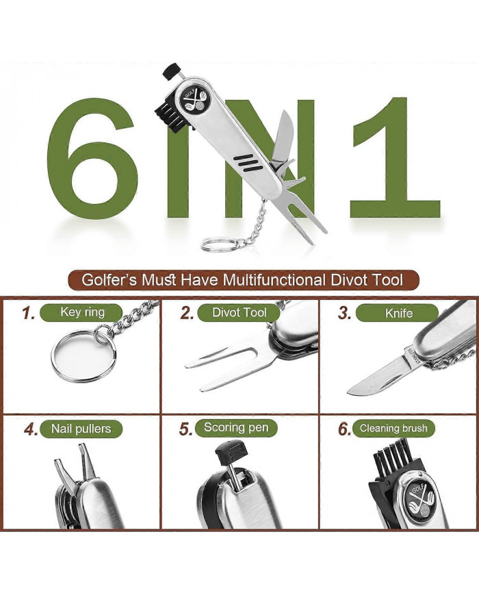 Golf Gifts for Men and Women, Golf Accessories Set with Hi-End Case, Golf Balls, Rangefinder, Golf Tees, Brush, [...]