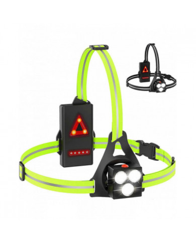 Feu de course, Feu de course LED rechargeable USB, 120 Lumière de poitrine réglable, 500 lumens, Feu de [...]