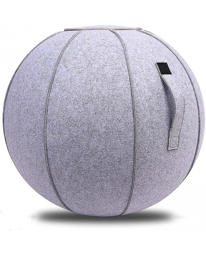 Chaise de balle assise de 65 cm pour bureau, dortoir et maison, ballon de yoga d’exercice de Pilates avec [...]