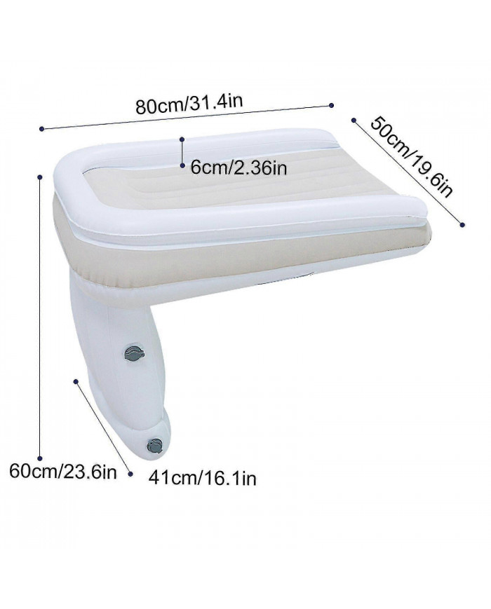 Lit gonflable d’avion pour tout-petit Voyage Air Matelas pour enfants Gonflable Matelas avec côtés Pompe-SDR