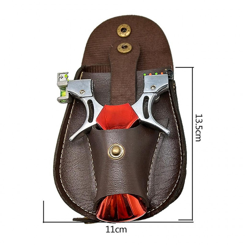 PU 2 In 1 Hunting Catapult Steel Balls Bearings Bag Pouch for Case Holder