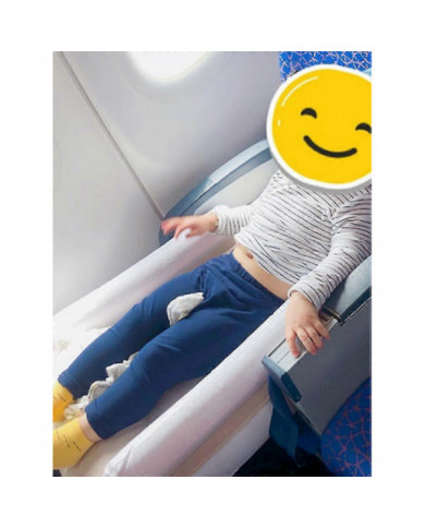 Lit gonflable d’avion pour tout-petit Voyage Air Matelas pour enfants Gonflable Matelas avec côtés Pompe-SDR