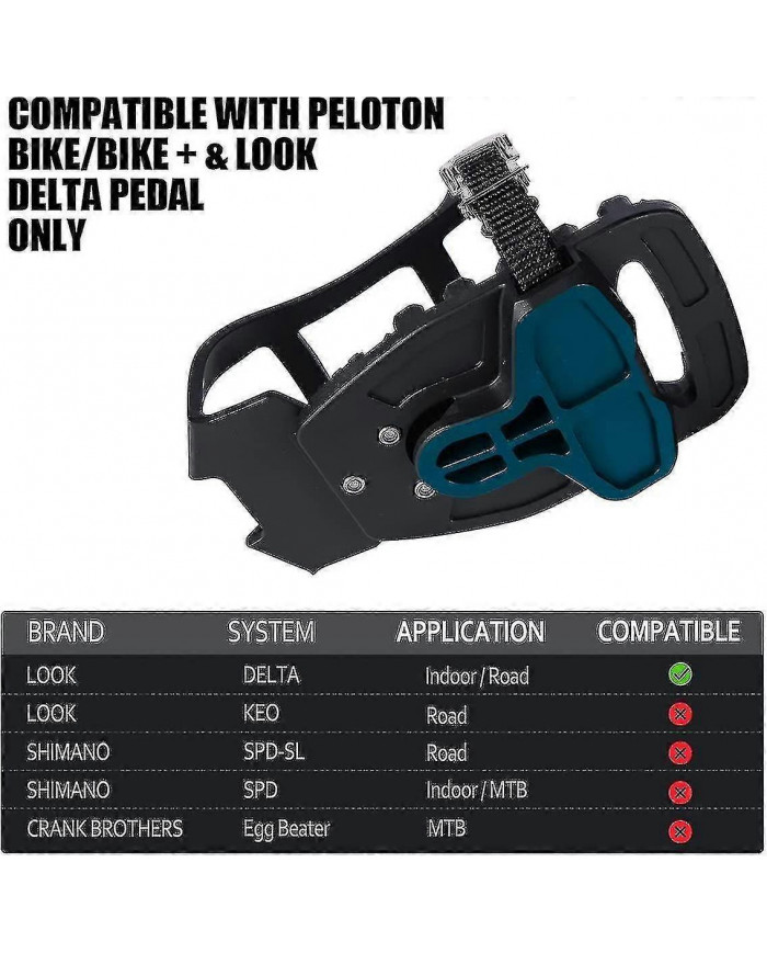 Cages à orteils pour peloton bike & peloton Bike + pédales Compatibles Toe Cage Adapters, Toe Clips Cage